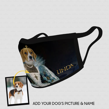 Personalized Dog Gift Idea - Royal Dog's Portrait 43 For Dog Lovers - Cloth Mask